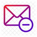 Mail Delete Remove Icon