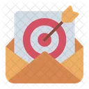 Mail Target Envelope Icon