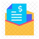 Mail Invoice Invoice Mail Bill Icon