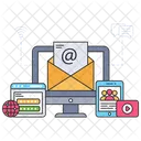 Mail-Kommunikation Symbol