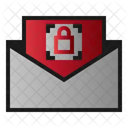 Mail Lock  Icon