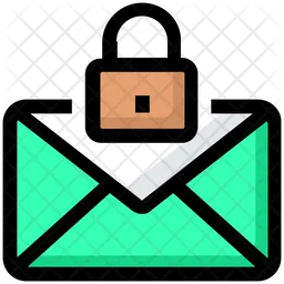 Mail Lock  Icon