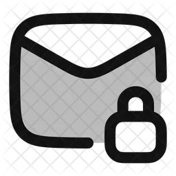 Mail Lock  Icon