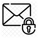 Mail Lock  Icon