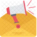 Mail Letter Horn Icon