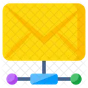 Mail Network Share Mail Envelope Icon