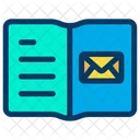 Email Address Book Notebook Icon