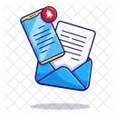 Mail Notification Email Notification Message Notification Icône