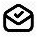 Mail Open Check Icon