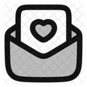 Mail Open Love  Icon