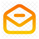 Mail Open Minus Icon