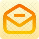 Mail Open Minus Icon
