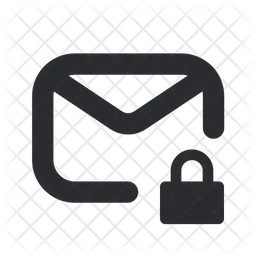 Mail or messege locked  Icon