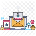 Mail Phishing Mail Spoofing Email Phishing Icon
