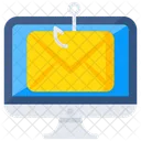 Mail Phishing Mail Hacking Cybercrime Icon