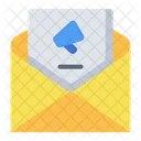 Mail Promotion Marketing Announcement Icon