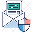 Secure Mail Secure Communications Safety Concept Icon