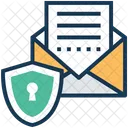 Protection Shield Envelope Icon