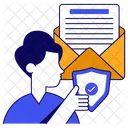 Mail Security Email Protection Correspondence Icon