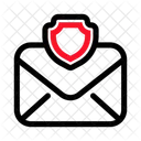 Mail Shield Secure Icon