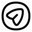 Mail Send Email Message Circle Icon