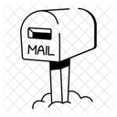 Briefschlitz Briefkasten Postfach Symbol