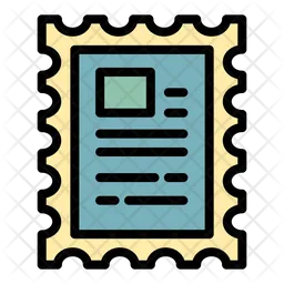 Mail Stamp  Icon