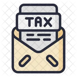 Mail Tax Document  Icon