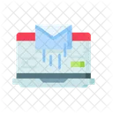 Mail Through Laptop Laptop Mail Icon