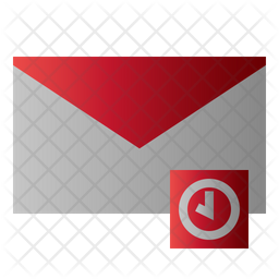 mail time icon of flat style available in svg png eps ai icon fonts iconscout