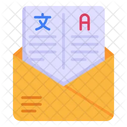 Mail Translation  Icon