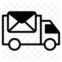 Mail Truck Transport Car Icon