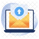 Mail Upload Mail Transfer Email Forward Icon