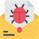 Mail Virus Data Icon