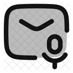 Mail Voice  Icon