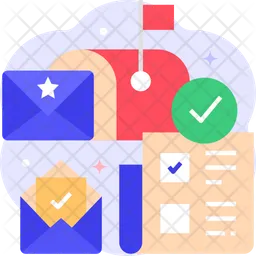 Mail Voting  Icon