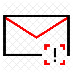 메일 경고  아이콘