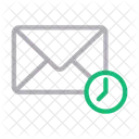 Nachricht Uhrzeit E Mail Symbol