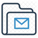 Mail zip folder  Icon