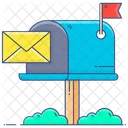 Mailbox Postal Services Letterbox Icon