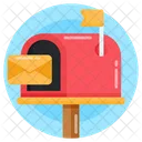 Postbox Mailbox Letterbox Icon