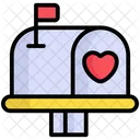 Mailbox Mail Love Letter Icon