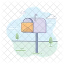 Mailbox Letter Box Post Icon