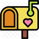 Mailbox Love Letter Heart Icon