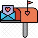 Mailbox Mail Love Icon
