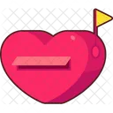 Mailbox Heart  Icon