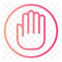 Main Toucher Geste Icon