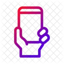Telephone Main Geste Icon