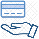 Main Carte ATM Transaction Icône