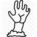 Main Effrayant Mort Icône